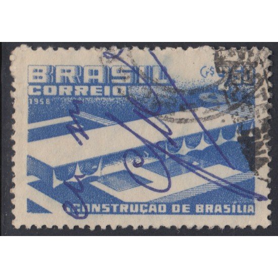 Brasil Brazil 658 1958 Edificación de la nueva Capital Brasilia Usado Brasil Brazil 658 1958 Edificación de la nueva Capital Brasilia Usado