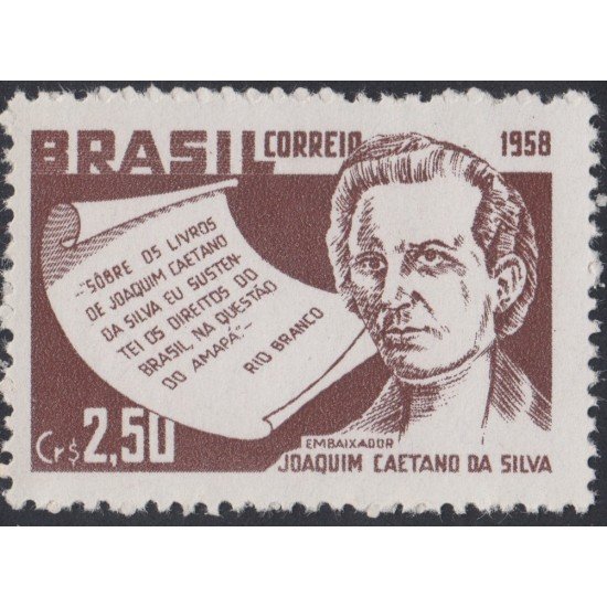Brasil Brazil 660 1958 Joaquín Caetano da Silva MNH Brasil Brazil 660 1958 Joaquín Caetano da Silva MNH
