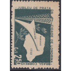 Brasil Brazil 680 1959 25º Años de la fundación de la Villa de Londrina MNH Brasil Brazil 680 1959 25º Años de la fundación de la Villa de Londrina MNH