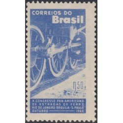 Brasil Brazil 698 1960 10º Congreso panamericano de ferrocarriles MNH Brasil Brazil 698 1960 10º Congreso panamericano de ferrocarriles MNH