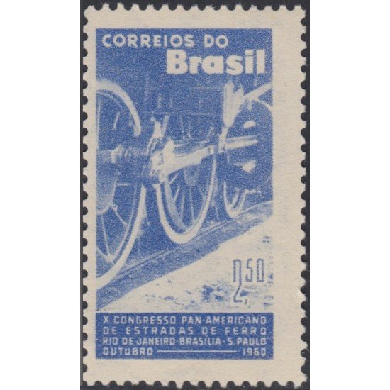 Brasil Brazil 698 1960 10º Congreso panamericano de ferrocarriles MNH Brasil Brazil 698 1960 10º Congreso panamericano de ferrocarriles MNH
