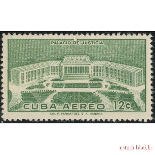VAR2 Cuba A- 164 1957 Palacio de Justicia MNH