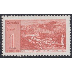Brasil Brazil 706 1961 150 Años de la Villa de Oro Negro MNH Brasil Brazil 706 1961 150 Años de la Villa de Oro Negro MNH