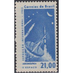 Brasil Brazil 729 1963 Exposición Int. de de Aeronáutica y el Espacio MNH