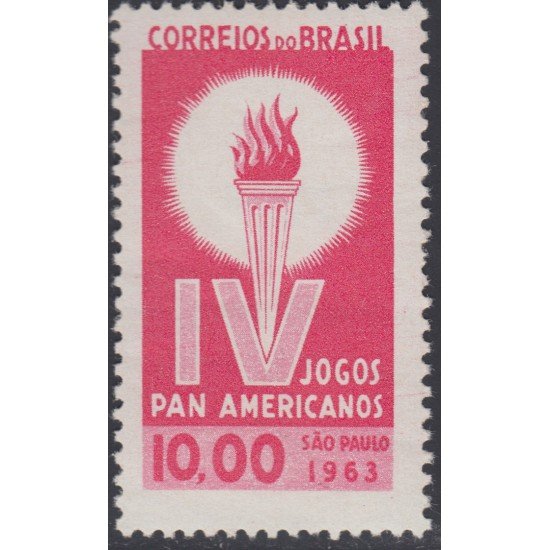 Brasil Brazil 733 1963 4º Juegos panamericanos en Sao Paulo MNH