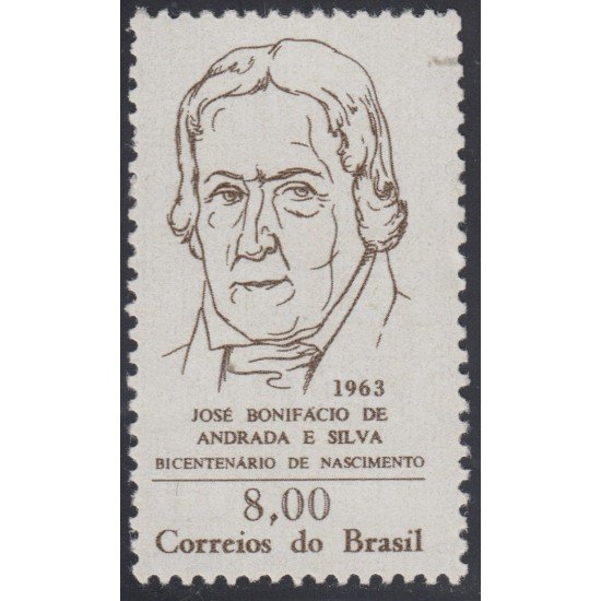 Brasil Brazil 735 1963 José Bonifacio de Andrada y Silva MNH Brasil Brazil 735 1963 José Bonifacio de Andrada y Silva MNH