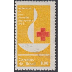 Brasil Brazil 737 1963 100 Años de la Cruz Roja Internacional MNH Brasil Brazil 737 1963 100 Años de la Cruz Roja Internacional MNH