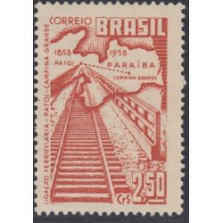 Brasil Brazil 671 1959 Conexión ferroviaria Patos Campiña Grande MH Brasil Brazil 671 1959 Conexión ferroviaria Patos Campiña Grande MH