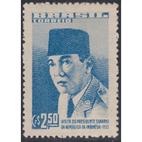 Brasil Brazil 672 1959 Presidente de Indonesia Sukarno MH Brasil Brazil 672 1959 Presidente de Indonesia Sukarno MH