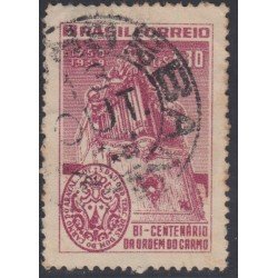 Brasil Brazil 675 1959 200 Años Orden de los Carmelitas de Diamantina Usado Brasil Brazil 675 1959 200 Años Orden de los Carmelitas de Diamantina Usado