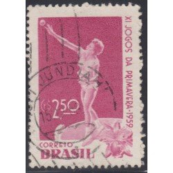 Brasil Brazil 681 1959 11º Juegos de primavera spring games Usado Brasil Brazil 681 1959 11º Juegos de primavera spring games Usado