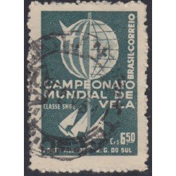 Brasil Brazil 684 1959 Campeonato mundial de navegación y vela Usado Brasil Brazil 684 1959 Campeonato mundial de navegación y vela Usado