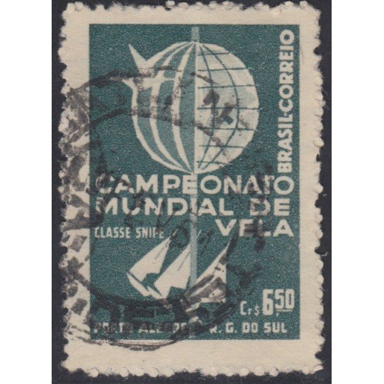 Brasil Brazil 684 1959 Campeonato mundial de navegación y vela Usado Brasil Brazil 684 1959 Campeonato mundial de navegación y vela Usado