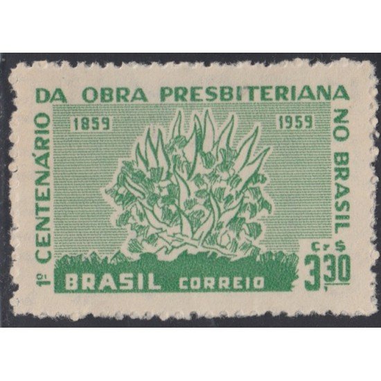Brasil Brazil 687 1959 Centenario de la obra presbiteriana en Brasil MH Brasil Brazil 687 1959 Centenario de la obra presbiteriana en Brasil MH