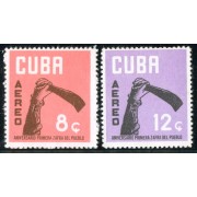 FL1/VAR2/S Cuba A- 237/38 1962 Aniversario de primera zafra del pueblo MNH