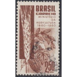 Brasil Brazil 694 1960 Centenario del Ministerio de Agricultura Usado Brasil Brazil 694 1960 Centenario del Ministerio de Agricultura Usado