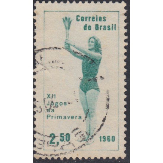 Brasil Brazil 696 1960 Juegos de primavera spring games Usado Brasil Brazil 696 1960 Juegos de primavera spring games Usado