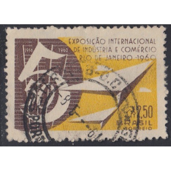 Brasil Brazil 699 1960 Exposición Internacional de Industria y Comercio Usado Brasil Brazil 699 1960 Exposición Internacional de Industria y Comercio Usado
