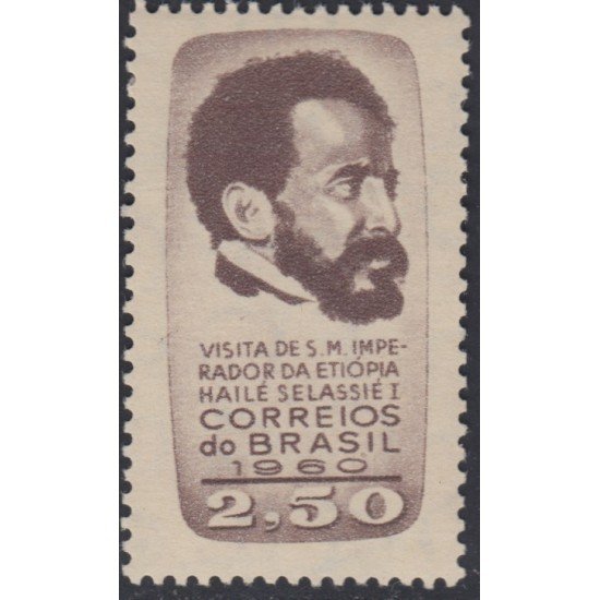 Brasil Brazil 700 1961 Emperador de Etiopía Hailé Sélassié MH Brasil Brazil 700 1961 Emperador de Etiopía Hailé Sélassié MH