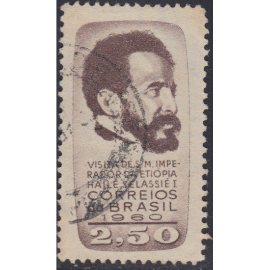 Brasil Brazil 700 1961 Emperador de Etiopía Hailé Sélassié Usado