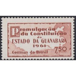Brasil Brazil 702 1961 Promulgación Constitución del Estado de Guanabara MH Brasil Brazil 702 1961 Promulgación Constitución del Estado de Guanabara MH