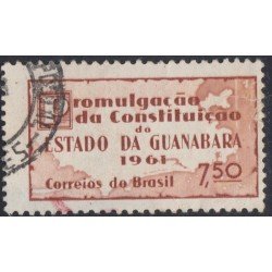 Brasil Brazil 702 1961 Promulgación Constitución del Estado de Guanabara Usado Brasil Brazil 702 1961 Promulgación Constitución del Estado de Guanabara Usado