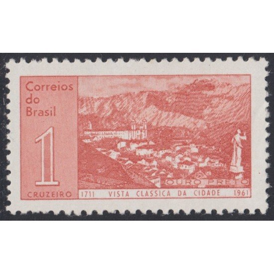 Brasil Brazil 706 1961 150 Años de la Villa de Oro Negro MH Brasil Brazil 706 1961 150 Años de la Villa de Oro Negro MH