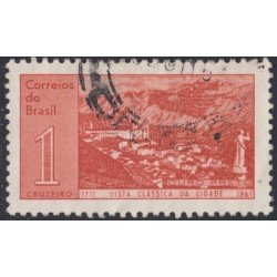 Brasil Brazil 706 1961 150 Años de la Villa de Oro Negro Usado Brasil Brazil 706 1961 150 Años de la Villa de Oro Negro Usado