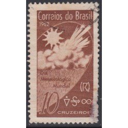 Brasil Brazil 712 1962 Día Mundial de la meteorología Usado Brasil Brazil 712 1962 Día Mundial de la meteorología Usado
