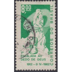 Brasil Brazil 714 1962 Primera escalada del Monte Dedo de Dios Usado Brasil Brazil 714 1962 Primera escalada del Monte Dedo de Dios Usado