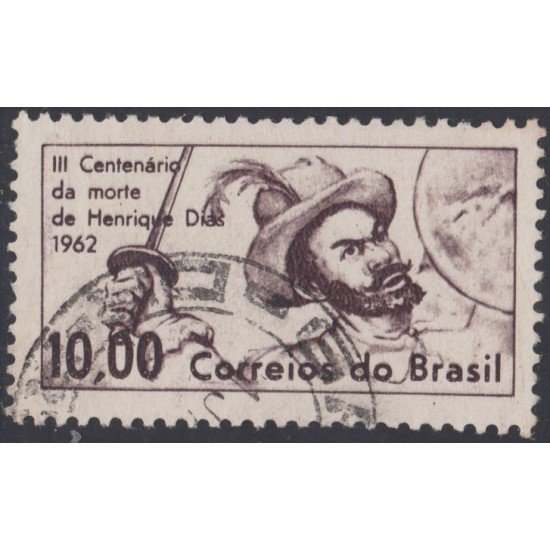 Brasil Brazil 715 1962 Tricentenario de la muerte de Henrique Días MH