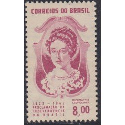 Brasil Brazil 719 1962 140 Años de la Independencia Emperatriz Leopoldina MH Brasil Brazil 719 1962 140 Años de la Independencia Emperatriz Leopoldina MH