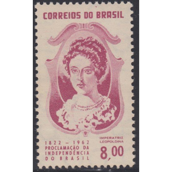 Brasil Brazil 719 1962 140 Años de la Independencia Emperatriz Leopoldina MH