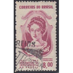 Brasil Brazil 719 1962 140 Años de la Independencia Emperatriz Leopoldina Usado Brasil Brazil 719 1962 140 Años de la Independencia Emperatriz Leopoldina Usado