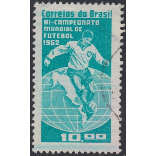 Brasil Brazil 726 1963 VII copa del mundo de Fútbol football Usado