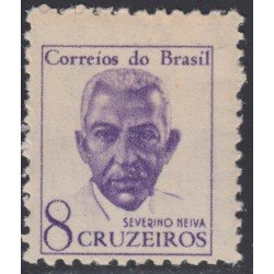 Brasil Brazil 727 1963 Serie Antigua Severino Neiva MH