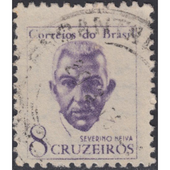 Brasil Brazil 727 1963 Serie Antigua Severino Neiva Usado Brasil Brazil 727 1963 Serie Antigua Severino Neiva Usado