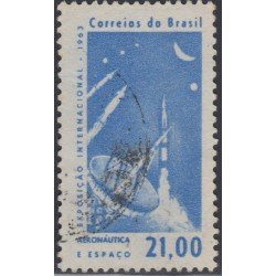 Brasil Brazil 729 1963 Exposición Int. de de Aeronáutica y el Espacio Usado
