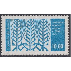 Brasil Brazil 736 1963 Campaña Mundial contra el hambre MH Brasil Brazil 736 1963 Campaña Mundial contra el hambre MH