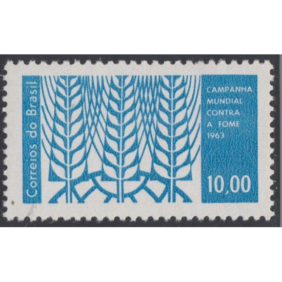 Brasil Brazil 736 1963 Campaña Mundial contra el hambre MH