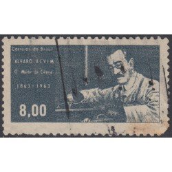 Brasil Brazil 748 1963 100 Años del nacimiento del físico Alvaro Alvim Usado Brasil Brazil 748 1963 100 Años del nacimiento del físico Alvaro Alvim Usado