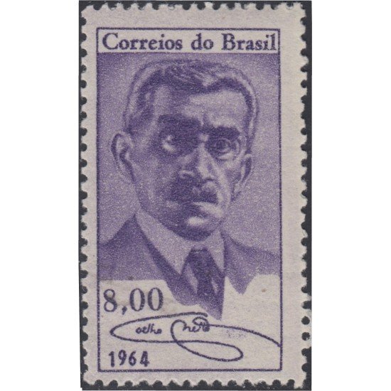 Brasil Brazil 751 1964 10 Años del nacimiento del escritor Coelho Netto MH Brasil Brazil 751 1964 10 Años del nacimiento del escritor Coelho Netto MH