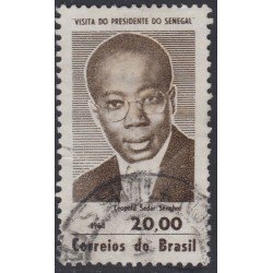 Brasil Brazil 762 1964 Presidente de Senegal Leopoldo Sedar Senghor Usado Brasil Brazil 762 1964 Presidente de Senegal Leopoldo Sedar Senghor Usado