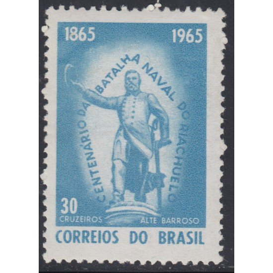 Brasil Brazil 776 1965 Centenario de le Batalla Naval de Riachuelo MNH Brasil Brazil 776 1965 Centenario de le Batalla Naval de Riachuelo MNH