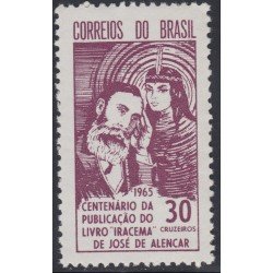 Brasil Brazil 778 1965 Publicación de Iracema de José de Alencar MNH Brasil Brazil 778 1965 Publicación de Iracema de José de Alencar MNH