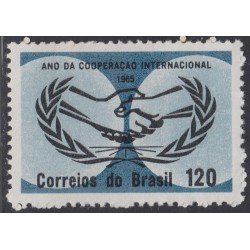 Brasil Brazil 780 1965 Año de la Cooperación Internacional MNH Brasil Brazil 780 1965 Año de la Cooperación Internacional MNH