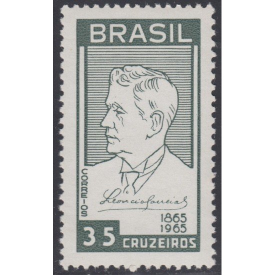 Brasil Brazil 781 1965 Poeta Leoncio Correia MNH Brasil Brazil 781 1965 Poeta Leoncio Correia MNH