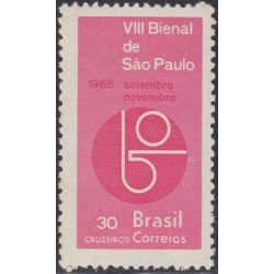 Brasil Brazil 782 1965 8va Bienal de Arte de Sao Paulo MNH Brasil Brazil 782 1965 8va Bienal de Arte de Sao Paulo MNH
