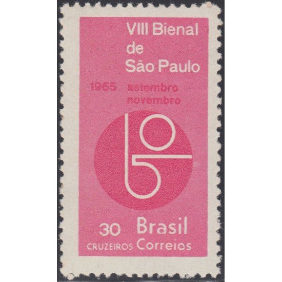 Brasil Brazil 782 1965 8va Bienal de Arte de Sao Paulo MH Brasil Brazil 782 1965 8va Bienal de Arte de Sao Paulo MH