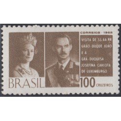Brasil Brazil 784 1965 Duque Joao y Duquesa Josefine de Luxemburgo MH Brasil Brazil 784 1965 Duque Joao y Duquesa Josefine de Luxemburgo MH